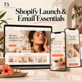 Shopify Launch and Email Essentials — beauty storefront and welcome emails